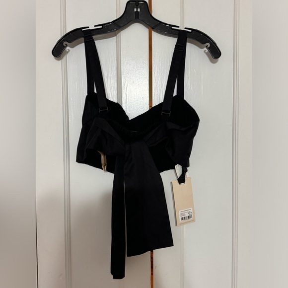 Johanna Ortiz African Mirror Pleated Crop Bustier Top - Picture 8 of 11